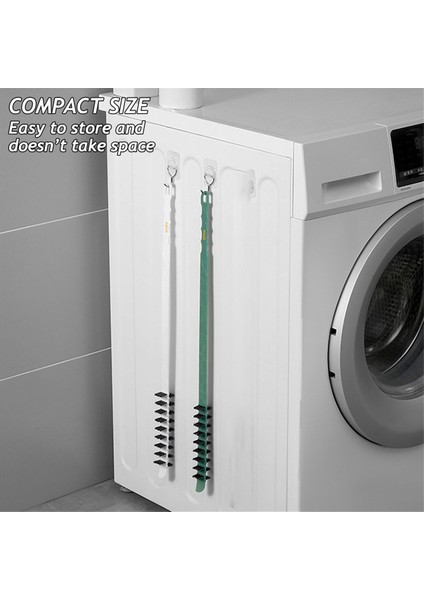 Çamaşır Makinesi Temizleme Fırçası Tambur Çamaşır Makinesi Fırçası Banyo Temizleme Fırçası, Uzun Saplı Temizleme Aleti A (Yurt Dışından) indirimleri