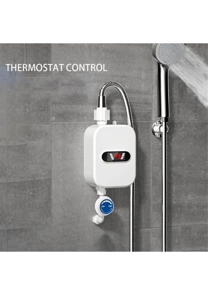 Elektrikli Duş Başlıkları Termostatik Duş Başlıkları Sıcaklık Ayarı Ayarlanabilir Su Geçirmez Anında Su Isıtma Abd Fişi (Yurt Dışından) modelleri