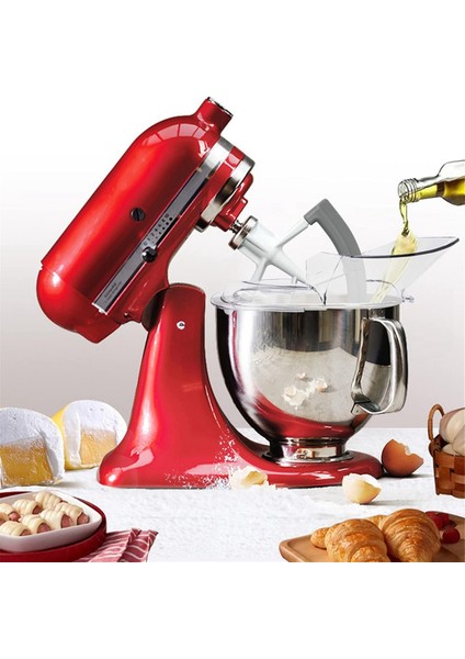 Kitchenaid Eğimli Başlıklı Stand Mikseri Için Karıştırma Bıçağı ve Sıçrama Koruyucu Mikser Standı Aksesuarları Mutfak Parçaları (Yurt Dışından) indirimleri