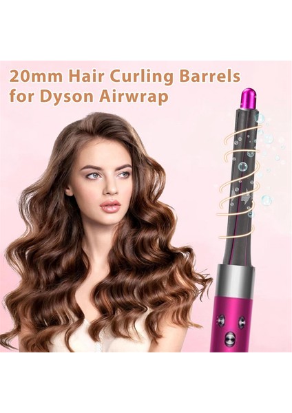 Dyson Airwrap Styler Saç Kurutma Makinesi Için 20 mm Uzun Bukle Aparatı, Adaptör Aksesuarlarıyla Bukle Saç Aleti Seti (Yurt Dışından) indirimleri