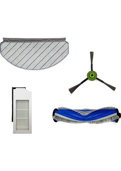 Ecovacs Deebot N20 Plus/pro Plus Robot Süpürge Aksesuarları Kiti Ana Yan Fırça Hepa Filtreleri Paspas Pedleri (Yurt Dışından) fiyatları