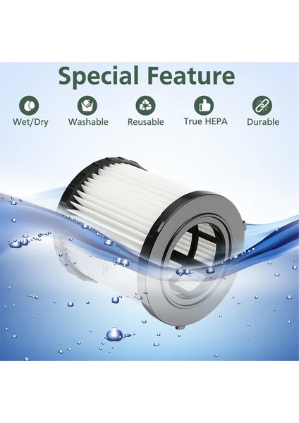 5 Adet DCV5801H DCV581H Islak Kuru Vakum Filtreleri Dewalt Vakum DCV580H Hepa Yedek Filtresi (Yurt Dışından) fırsatları