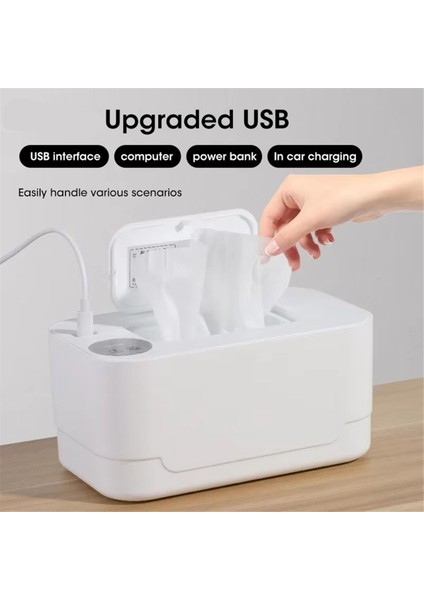 Bebek Islak Mendil Isıtıcısı Ayarlanabilir Sıcaklık Kontrolü Bebek Islak Mendil Isıtıcısı Büyük Kapasiteli Bebek Islak Mendil Isıtıcısı Bebekler Için (Yurt Dışından) fırsatları