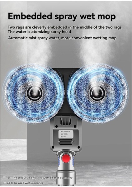 Dyson V7 V8 V10 V11 V15 Elektrikli Süpürge Aparatı Için Elektrikli Zemin Paspas Başlığı 4 Paspas Pedi ve Anahtar Kilidi ile (Yurt Dışından) modelleri