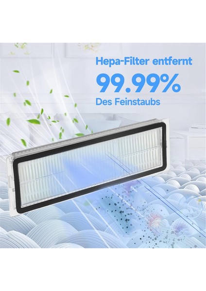 Dreame L10S / L10 Ultra / L10 Prime / Xiaomi X20+ Robot Süpürge Parçaları Ana Yan Fırça Hepa Filtreler Paspas Bezi (Yurt Dışından) fiyatları