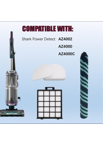 AZ4002 Filtre Shark Detect Pro/shark Power Detect Dik Vakum AZ4000 AZ4002 AZ4000C ile Uyumlu (Yurt Dışından) fırsatları