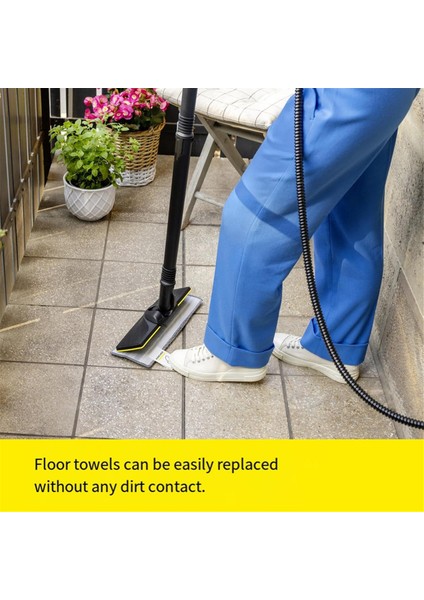 Karcher Sc Buharlı Temizleyici ile Uyumlu Mikrofiber Zemin Bezleri - Zeminler Için, Her Türlü Yüzey Için, Makinede Yıkanabilir (Yurt Dışından) modelleri