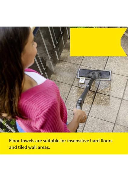 Karcher Sc Buharlı Temizleyici ile Uyumlu Mikrofiber Zemin Bezleri - Zeminler Için, Her Türlü Yüzey Için, Makinede Yıkanabilir (Yurt Dışından) fırsatları