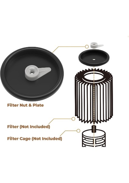 73316 83872 Ridgid Filtre Somunu Filtre Plakası Vakum Temizleyici VT2565 Islak/kuru Aksesuarları Için Vakum Filtre Somunu ve Plakası (Yurt Dışından) modelleri