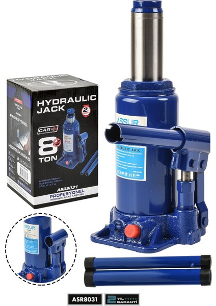 8 Ton Oto Kriko Araç Kaldırma Krikosu Şişe Kriko Hidrolik Kaldırma