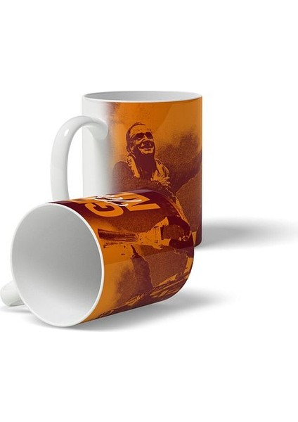 Sarı Kırmızı Fatih Terim Kupa Bardak Grande Terim Tasarım Baskılı Kahve Kupası fiyatları