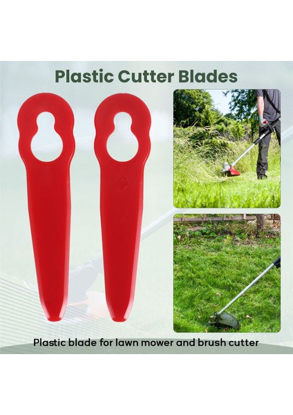 Stıhl Polycut 2-2 Fsa 45 Çim Biçme Makinesi Düzeltici Çim Kesici Için 40 Adet Yedek Plastik Bıçak Aksesuarları (Yurt Dışından) indirimleri