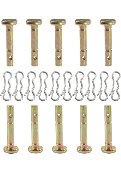 10 Adet Kesme Pimleri + 10 Adet Kar Üfleyici Için Çatal Pimleri - 738-04124 ve 714-04040 Mtd Kar Üfleyicileri Için Yedek (Yurt Dışından) fırsatları