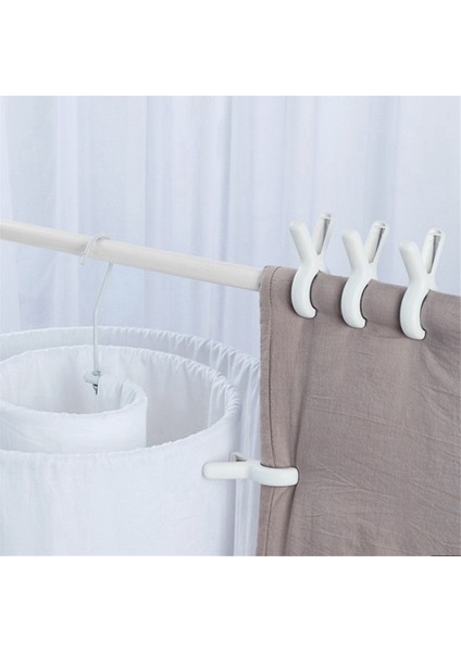 6 Adet Rüzgar Geçirmez Çamaşır Mandalı Ağır Hizmet Tipi Büyük Çamaşır Mandalı Plaj Havlusu Perde Yorgan Klipsleri Mavi (Yurt Dışından) fiyatları