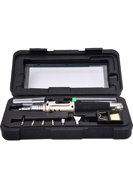 HS-1115K 10'u 1 Arada Çok Işlevli Gazlı Lehimleme Demiri Kasa Seti Çakmak Sprey Seti Kaynak Ekipmanı (Yurt Dışından)