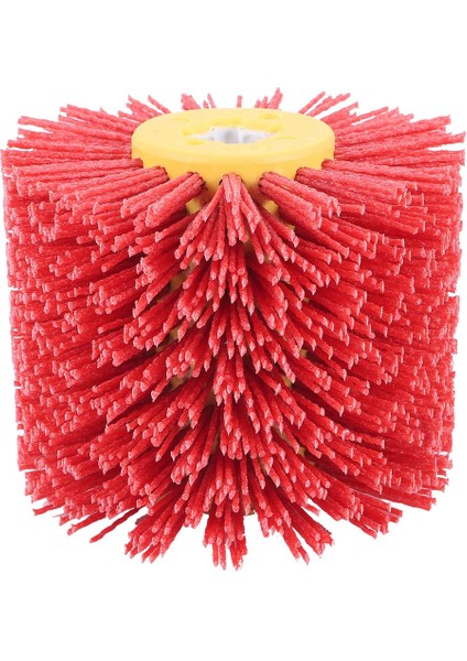 Kırmızı Aşındırıcı Tel Tambur Fırçaları Mobilya Ahşap Açı Taşlama Adaptörü Için Çapak Alma Parlatma Parlatma Tekerleği (Yurt Dışından) modelleri