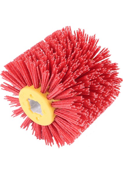 Kırmızı Aşındırıcı Tel Tambur Fırçaları Mobilya Ahşap Açı Taşlama Adaptörü Için Çapak Alma Parlatma Parlatma Tekerleği (Yurt Dışından) fırsatları