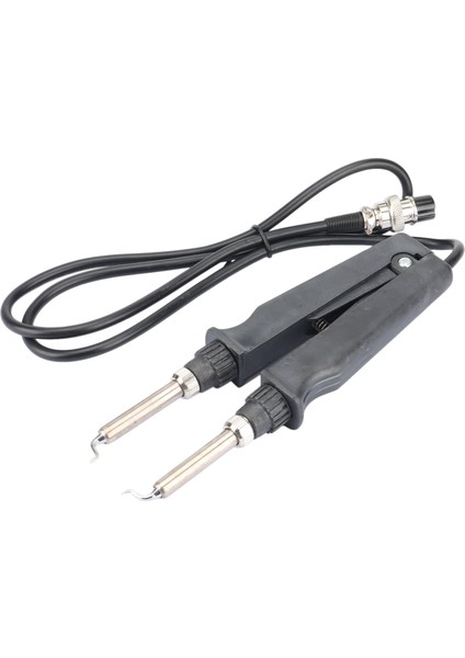 902 Esd Smd Çift Lehimleme Demiri Cımbız Saplı Klips Isıtma Pense Lehimleme Istasyonu Aksesuarları Düz Uç (Yurt Dışından)