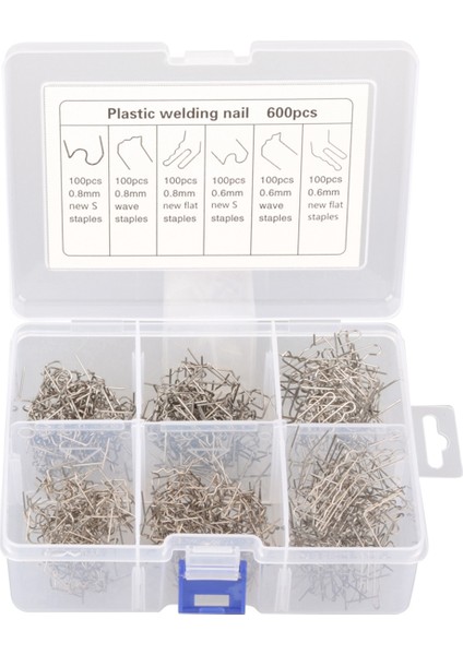 600 Adet Otomotiv Plastik Onarım Kaynak Çivisi Önceden Kesilmiş Dalga Zımba Tampon Onarımları Sıcak Zımba Plastik Kaynak Makinesi (Yurt Dışından) fırsatları