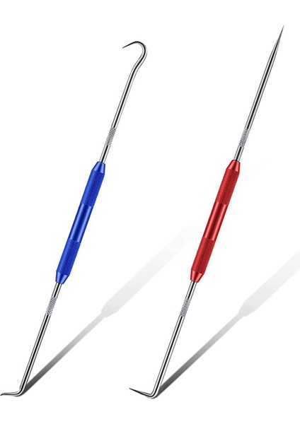 Çift Uçlu Çizici, 2 Adet Metal Çizici Alet Kancası ve Makinistler, Teknisyenler Için 45 Derece 90 Derece Uç Işaretleme Aleti (Yurt Dışından)