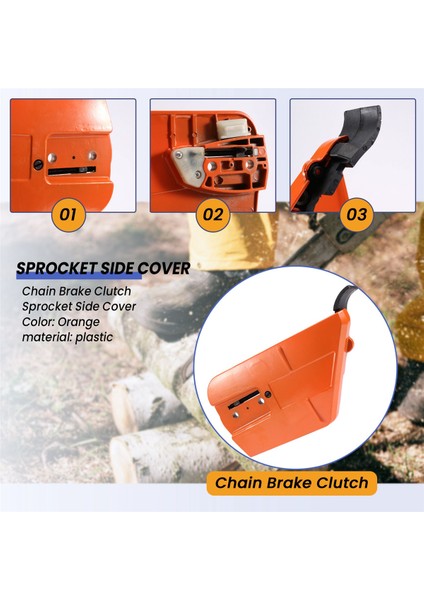 Husqvarna 362 365 371 372 385 390 570 575 576 Zincirli Testereler Için Zincir Fren Debriyaj Dişli Yan Kapağı 537033501 (Yurt Dışından) indirimleri