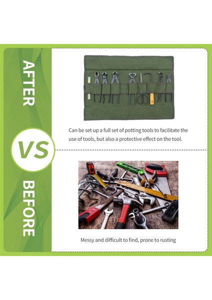 600X430MM Japon Bonsai Aletleri Saklama Paketi Rulo Çanta Tuval Alet Seti Çantası (Yurt Dışından) indirimleri