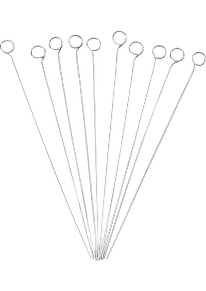 50 Adet 10UL Nikrom Iğne Uçlu 2 Adet Yeniden Kullanılabilir Aşılama Döngüsü Tutucuları Laboratuvar Için Aşılama Döngüsü (Yurt Dışından) fırsatları