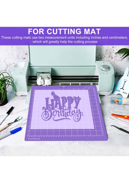 Cricut Explore Air 2/air/one/maker Için 3 Adet Çeşitli Kesme Matları 12X12 Inç Yapışkan Kesme Matları Yedek Aksesuarları (Yurt Dışından) fırsatları