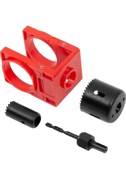 Kapı Kilidi Montaj Takımı, Metal Kapı Kilidi Delik Testeresi Kapı Tokmağı Montaj Takımı, Kilitler ve Kilit Setleri Için (Yurt Dışından)