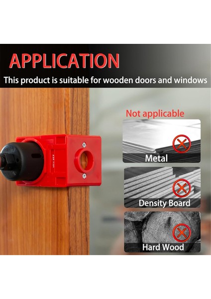 Kapı Kilidi Montaj Takımı, Metal Kapı Kilidi Delik Testeresi Kapı Tokmağı Montaj Takımı, Kilitler ve Kilit Setleri Için (Yurt Dışından) indirimleri