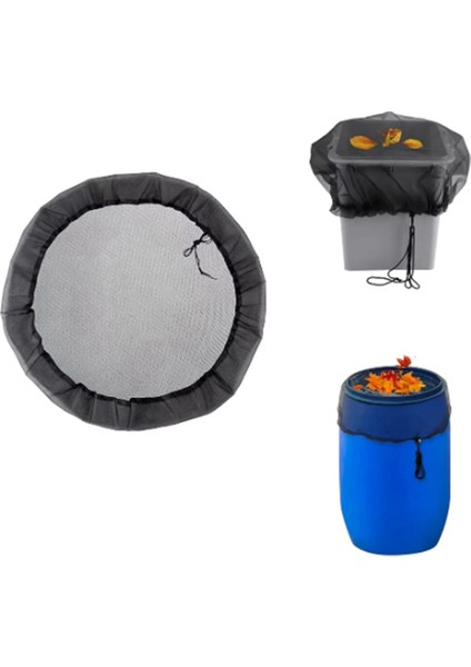 Yağmur Fıçıları Için Ağ Örtüsü Su Toplama Kovaları Kapağı Su Tankı Koruma Kapağı Yağmur Toplama Aleti 60CM (Yurt Dışından) fırsatları