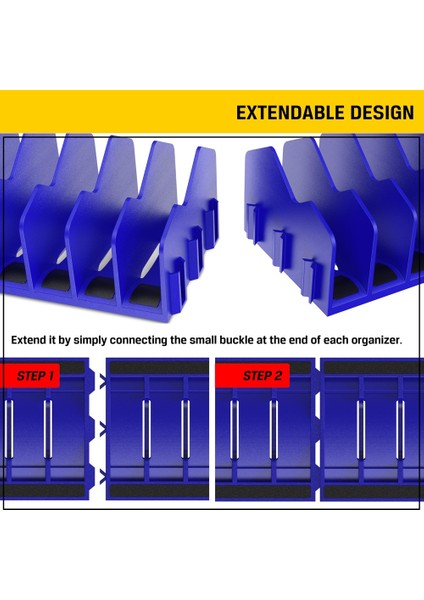Pense Düzenleyici Raf, 10 Yuvalı Pense Kesici Düzenleyici Raf, Alet Düzenleyici, Alet Çekmecesi Alet Kutusu Düzenleyici (Yurt Dışından) fırsatları