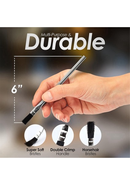 Asit Fırçaları - 48 Adet 3/8 Inç At Kılı Asit Akı Fırçaları, Ahşap Işçiliği Için Tek Kullanımlık Tutkal Fırçaları, Epoksi Fırçalar (Yurt Dışından) fiyatları