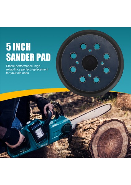 Inç 8 Delik 125MM Kanca Döngülü Zımpara Destek Pedi Makita Orbital Zımpara Disk Diskleri Porter Cable Yedekleme Çubuğu Ped Üzerinde (Yurt Dışından) indirimleri