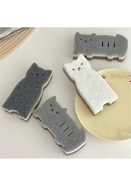 Kedi Süngeri Ev Mutfak Kalın Taklit Lif Temizleme Yağ Çözücü Mendil Baijie Bulaşık Süngeri (Yurt Dışından) fiyatları