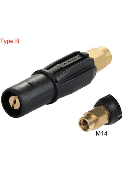 Pirinç Yelpaze Şekilli Kar Köpüğü Nozulu Yüksek Basınçlı Yıkama Makinesi Jeneratörü Araba Temizleme Aksesuarı M14 Için Kendiliğinden Emişli Nozul (Yurt Dışından) indirimleri