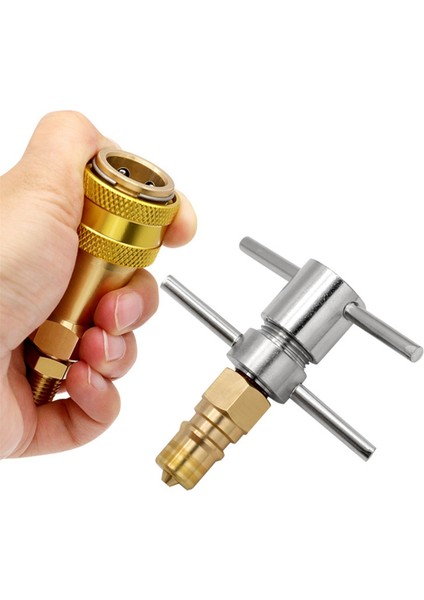 Anahtar Tipi Hızlı Bağlantı Buzdolabı Dondurucu Flor Enjeksiyon Bağlantısı 1/4 Inç Bakır Boru (Yurt Dışından) modelleri