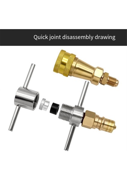Anahtar Tipi Hızlı Bağlantı Buzdolabı Dondurucu Flor Enjeksiyon Bağlantısı 1/4 Inç Bakır Boru (Yurt Dışından) fırsatları
