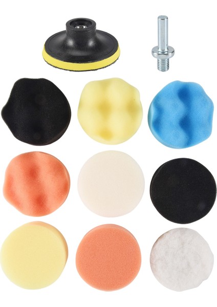 10 Adet/takım Otomobil Araba Cilalama Pedi Seti Araç Temizleme Yıkama Cilası Sünger Tekerlek (Yurt Dışından) modelleri
