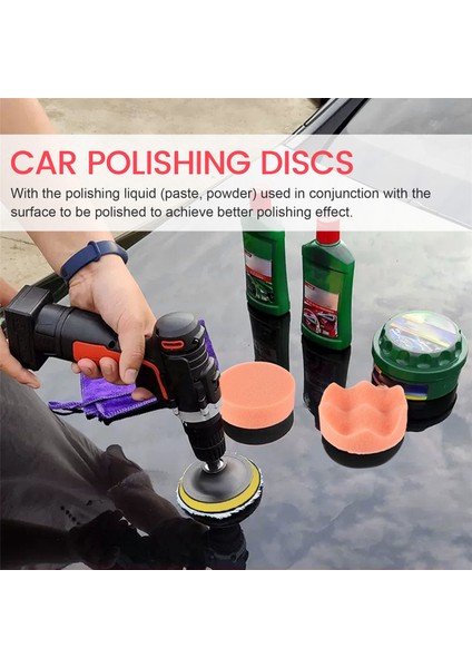 10 Adet/takım Otomobil Araba Cilalama Pedi Seti Araç Temizleme Yıkama Cilası Sünger Tekerlek (Yurt Dışından) fırsatları