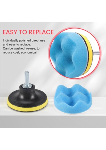 10 Adet/takım Otomobil Araba Cilalama Pedi Seti Araç Temizleme Yıkama Cilası Sünger Tekerlek (Yurt Dışından) indirimleri