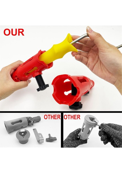 Çok Açı Boya Fırçası Uzatıcısı Kırmızı, Yüksek Tavanlar Için Boya Kenarı Düzeltme Aleti, Uzatma Direği Bağlantı Tutucu (Yurt Dışından) modelleri