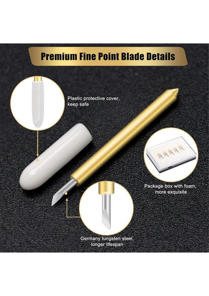 11 Adet Premium Ince Uçlu Bıçak, Cricut Maker, Maker 3 Için Muhafazalı, Film, Vinil, Etiket Kesmek Için (Yurt Dışından) fiyatları