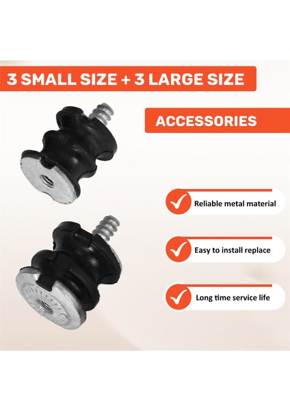 6 Adet/grup Izolatör Tampon Av Montajı Husqvarna 268 266 272 Xp 272XP 266 61 Testere Parçaları (Yurt Dışından) indirimleri