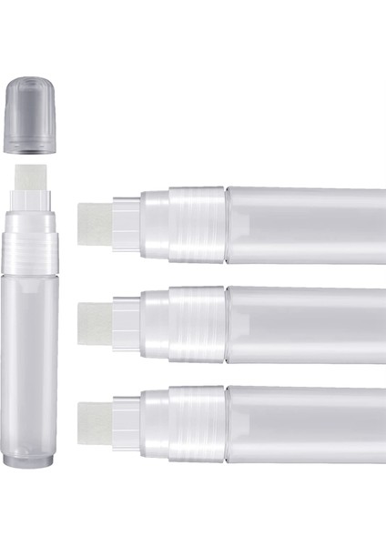 Paket Boya Kalemleri 15 mm Boş Akrilik Kalıcı Marker Şeffaf Beyaz Marker Kalem Ince Uçlu Boş Doldurulabilir Markerlar (Yurt Dışından)