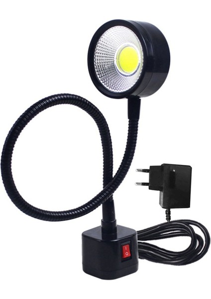 LED Çalışma Işığı Manyetik Taban Esnek Kaz Boynu Lamba 220V 5W Torna Freze Matkap Pres Endüstriyel Aydınlatma, Ab Fişi (Yurt Dışından)