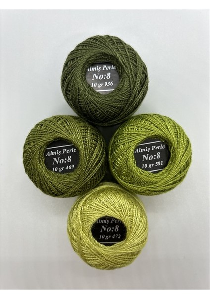 Almiş Perle Etamin-Kanaviçe 4 Lü Iplik Seti (10 Gr-No:8) 934-936-469-472 indirimleri