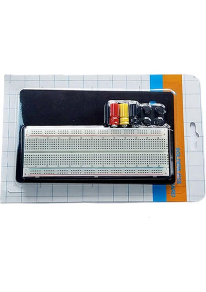 Lehimsiz Deney Tahtası Lehimsiz Test Tahtası Deney Tezgahı ZY-201 MB102 Alt Plakalı 830 Delikli Deney Tahtası (Yurt Dışından)