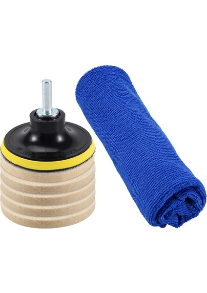 8 Adet 3 Inç 75 mm Keçe Cilalama Pedi Ön Cam Çizik Onarım Cam Cilalama Kiti (Yurt Dışından) modelleri