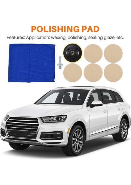 8 Adet 3 Inç 75 mm Keçe Cilalama Pedi Ön Cam Çizik Onarım Cam Cilalama Kiti (Yurt Dışından) indirimleri